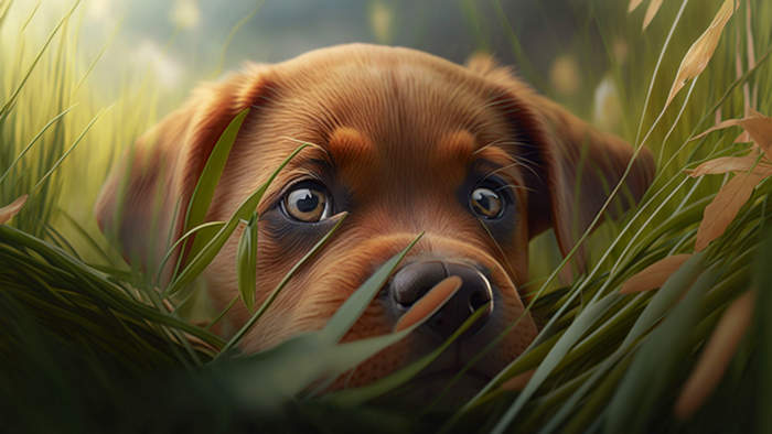 Puppy dog - AI-generated image